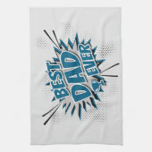 Bester Vater je Geschirrtuch (Vertikal)