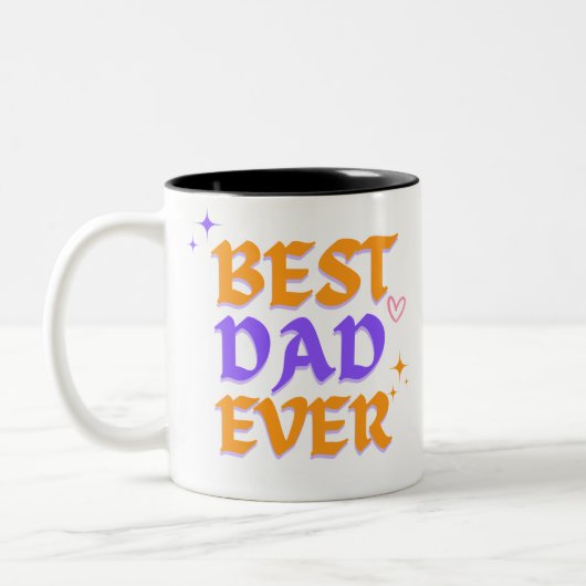 Bester Vater je - Gestaltung der Tasse des Vaters (Links)