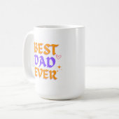 Bester Vater je - Gestaltung der Tasse des Vaters (Vorderseite Links)