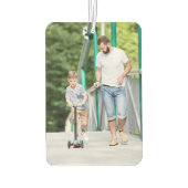 Bester Vater je gewählt - Benutzerdefiniertes Jahr Autolufterfrischer (Rückseite)