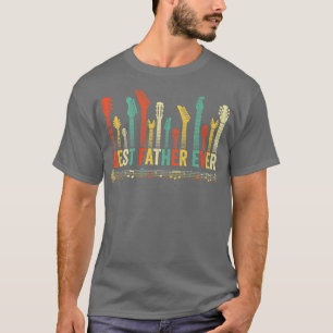 Bester Vater je Gitarre Lover Funny Gitarrist Fath T-Shirt
