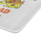 Bester Vater je Glasschneidplatte Schneidebrett (Ecke)