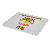 Bester Vater je Glasschneidplatte Schneidebrett (Ecke)