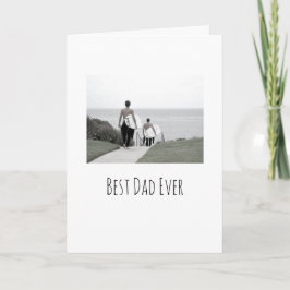 Bester Vater je glücklicher Tag Väter Tag Modernes Karte