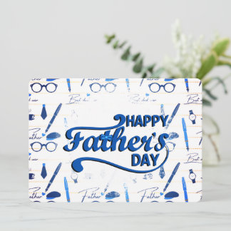 Bester Vater je, glücklicher Vatertag Einladung