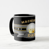 Bester VATER je GOLF BALL Tasse (Vorderseite Links)
