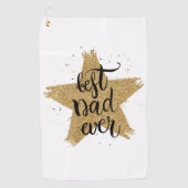 Bester Vater je Golfhandtuch (Vorderseite)