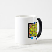 Bester Vater je Graffiti Morphing Tasse (VorderseiteRechts)