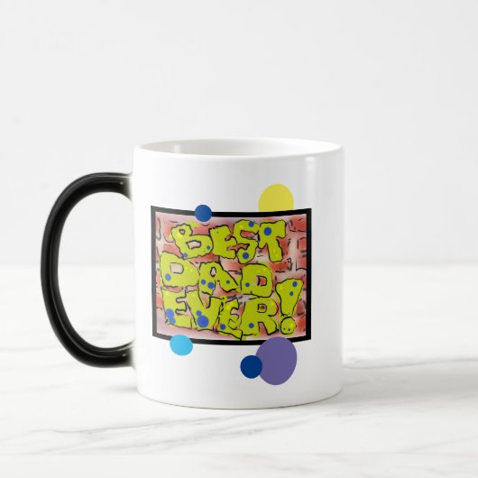 Bester Vater je Graffiti Morphing Tasse (Links)