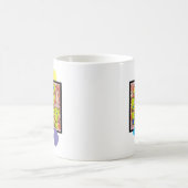 Bester Vater je Graffiti Morphing Tasse (Mittel)