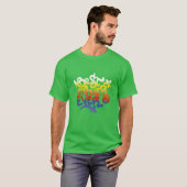 Bester Vater je Graffiti-Tag-Geschenk T-Shirt (Vorne ganz)