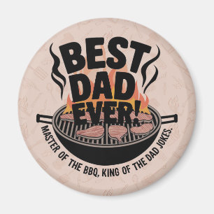 Bester Vater je GRILLEN Design - King of the Grill Magnet