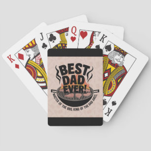 Bester Vater je GRILLEN Design - King of the Grill Spielkarten