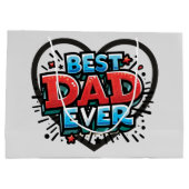 Bester Vater je Große Geschenktüte (Rückseite)