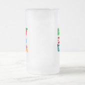 Bester Vater je große Mattierte Glass-Tasse Mattglas Bierglas (Mittel)