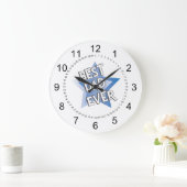 Bester Vater je Große Wanduhr (Zuhause)