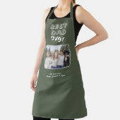 Bester Vater je grünes Foto Schürze (InSitu)