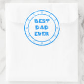 Bester Vater je Grunge Briefmarke Sticker (Tasche)