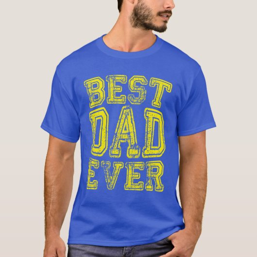 Bester Vater je Grunge Style SuperDad T-Shirt (Vorderseite)
