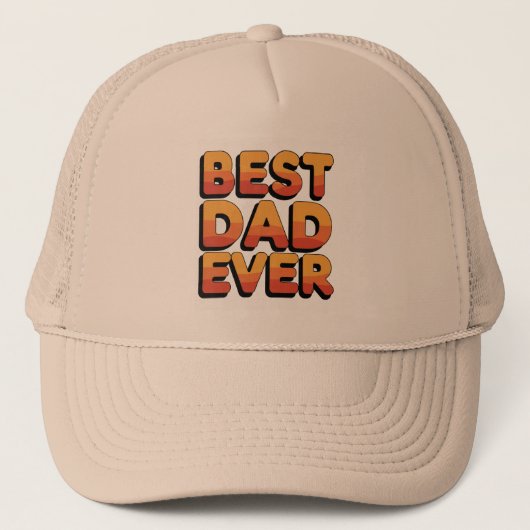 Bester Vater je Hat Truckerkappe (Vorderseite)
