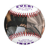 Bester Vater je Herzerkrankung 2 Familienurlaub Fo Baseball (Vorderseite)