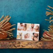 Bester Vater je Herzfamilie Foto Collage Fotoplatte (Seite)