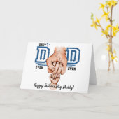 Bester Vater je - Herzliche Hochachtung des Vaters Karte (Gelbe Blume)