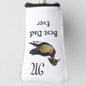 Bester Vater je Holzente Schwimmen Golf Head Cover Golf Headcover (Rotieren 90)