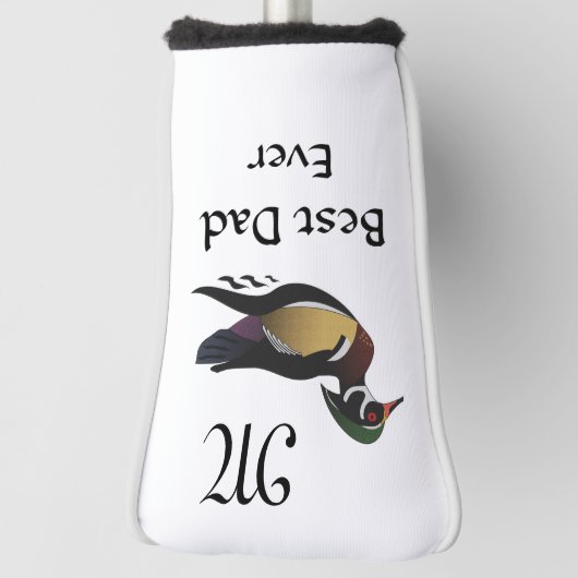 Bester Vater je Holzente Schwimmen Golf Head Cover Golf Headcover (Rotieren 90)