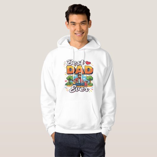 Bester Vater je Hoodie (Vorne ganz)