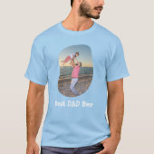 Bester VATER je Ihr Foto hochladen T-Shirt (Vorderseite)