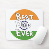 Bester Vater je Indische Flagge Mousepad (Mit Mouse)