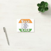 Bester Vater je Indische Flagge Post-it Klebezettel (Büro)