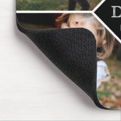 Bester Vater je, individuelle Fotobearbeitung Mousepad (Ecke)