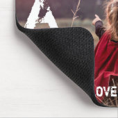 Bester Vater je Individuelle Name Foto Cooler Vate Mousepad (Ecke)