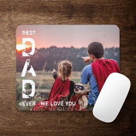 Bester Vater je Individuelle Name Foto Cooler Vate Mousepad