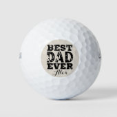 Bester Vater je Individuelle Name Vatertag Golfball (Vorderseite)