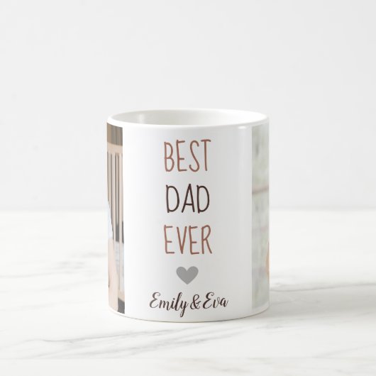 "Bester Vater je" - Individuelle Umarmung - indivi Kaffeetasse (Mittel)