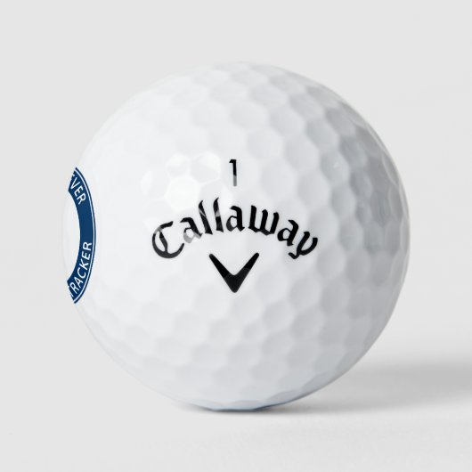 Bester Vater je individuelles Golfer Pet Foto Golfball (Logo)