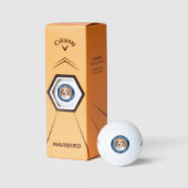 Bester Vater je individuelles Golfer Pet Foto Golfball (Verpackungen)