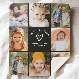 Bester Vater je Instagram Vatertag FotoCollage Sherpadecke