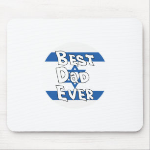 Bester Vater je Israel Flagge Mousepad