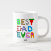 Bester Vater je Jumbo-Tasse (Rechts)
