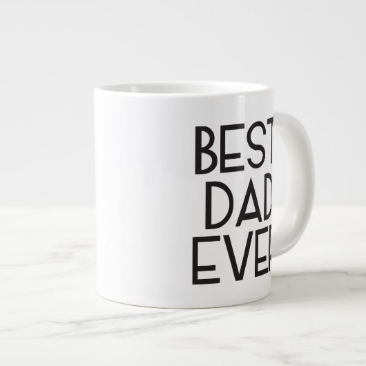 Bester Vater je Jumbo-Tasse (Vorderseite Rechts)