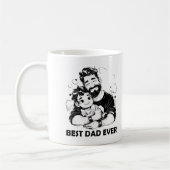 Bester Vater je Kaffee - Funny & Heartwärming Kaffeetasse (Links)
