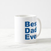 Bester Vater je Kaffee Tasse (VorderseiteRechts)