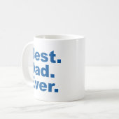 Bester Vater je Kaffee Tasse (Vorderseite Links)