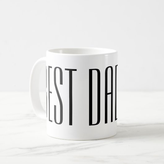 Bester Vater je Kaffee Tasse (Vorderseite Links)