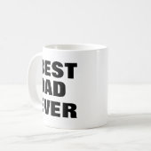 Bester Vater je Kaffee Tasse (Vorderseite Links)