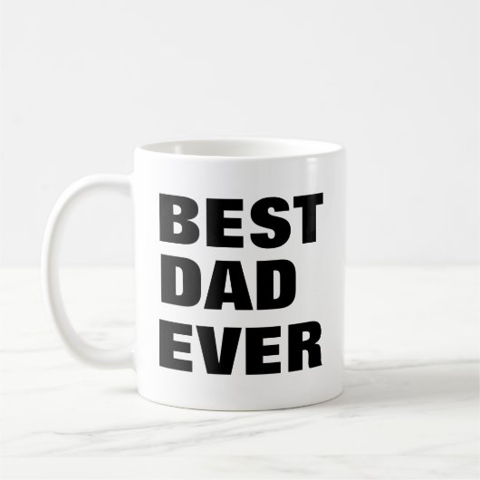Bester Vater je Kaffee Tasse (Links)